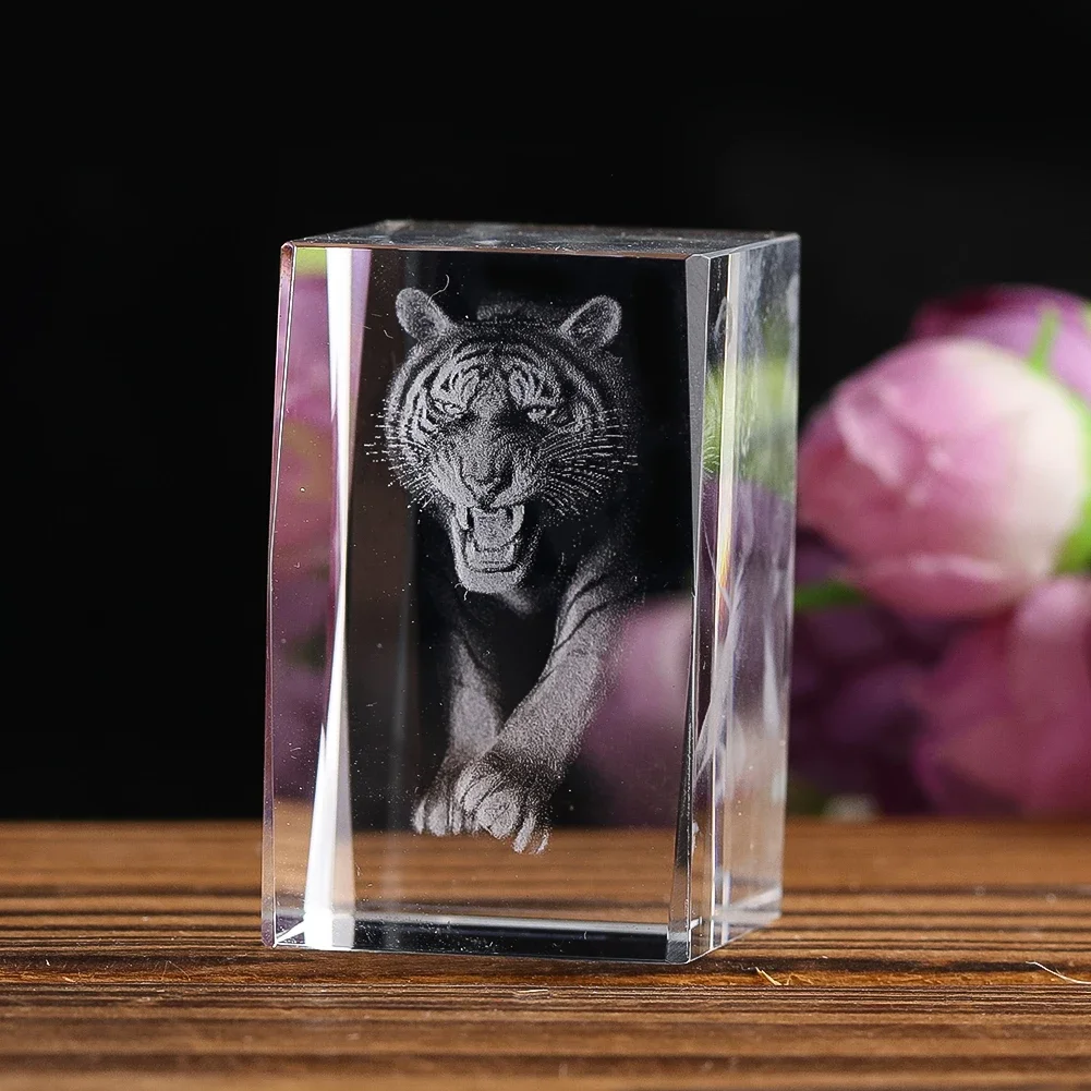 

Мини 3D тигр из кристаллов