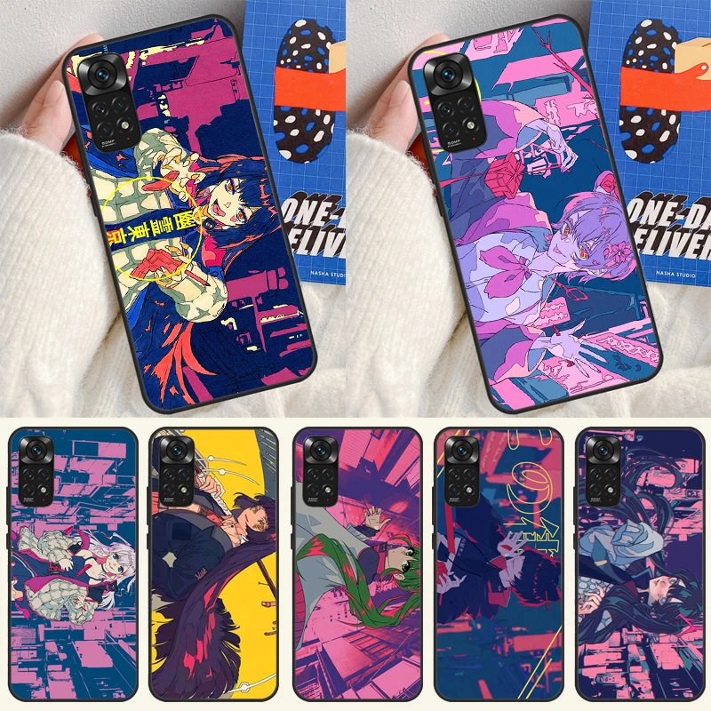 ghost city tokyo Cute Anime Girl Case For Xiaomi Redmi Note 8 9 10 11 Pro 8T 9S 10S 11S Redmi K50 K40 Gaming 9A 9C 9T 10C