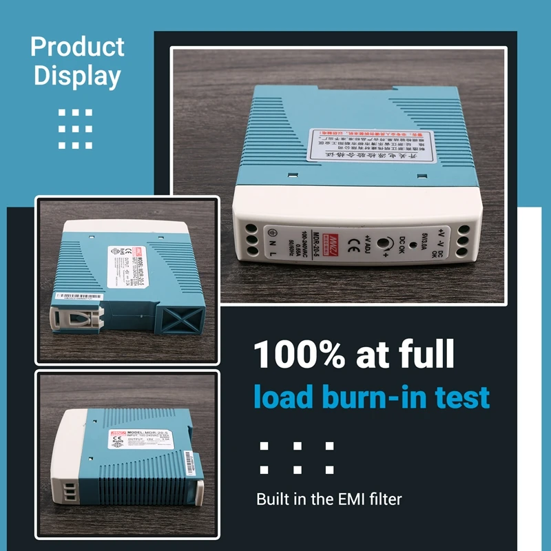 Блок питания на DIN-рейку 20 Вт регулятор напряжения с драйвером переменного тока