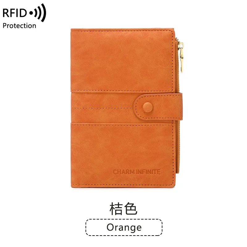 New document package anti-theft swipingRFIDPassport Case zipper hasp multifunctional travel passport bag id holder cardholder