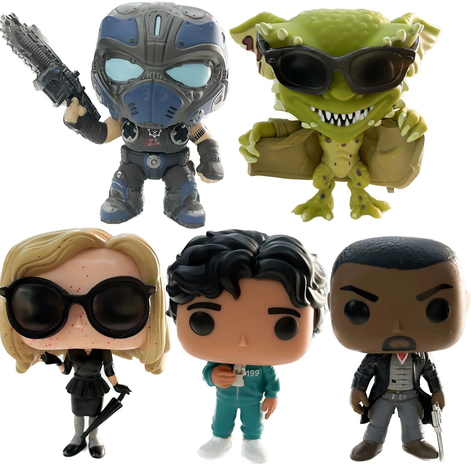 Оригинальные поп-фигурки Predalien молотковый пед Чаки Aang флэш-игрушка украшение