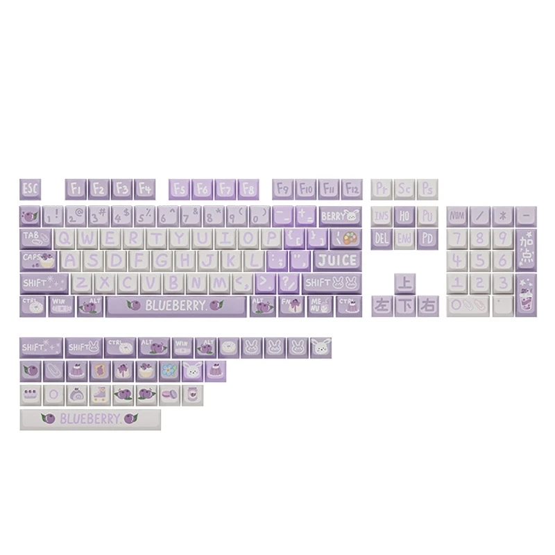 

Keycaps 133Keys XDA Blueberry Keycap For Mechanical Keyboard