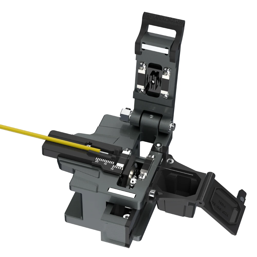 JILONG KL-22F Hand Held High Precision Fiber Cleaver Optical Fiber Cable Cutting Knife Tools 16 Face Blade