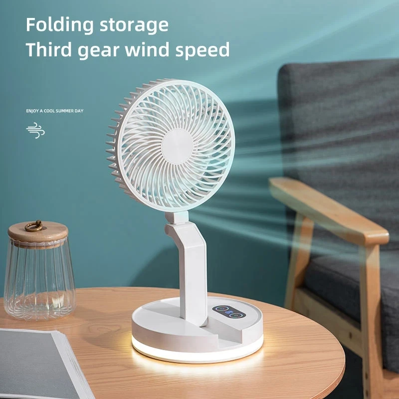 

2023 New Folding Fan USB Charging Fan Desktop Mini APP Remote Control Wall Mounted Fan Household Air Conditioning Fan