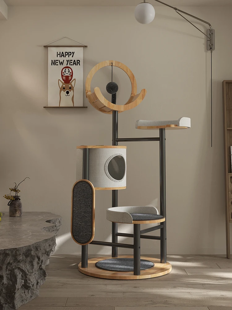 Гнездо для кошачьего дерева металлическое деревянное принадлежности кошек