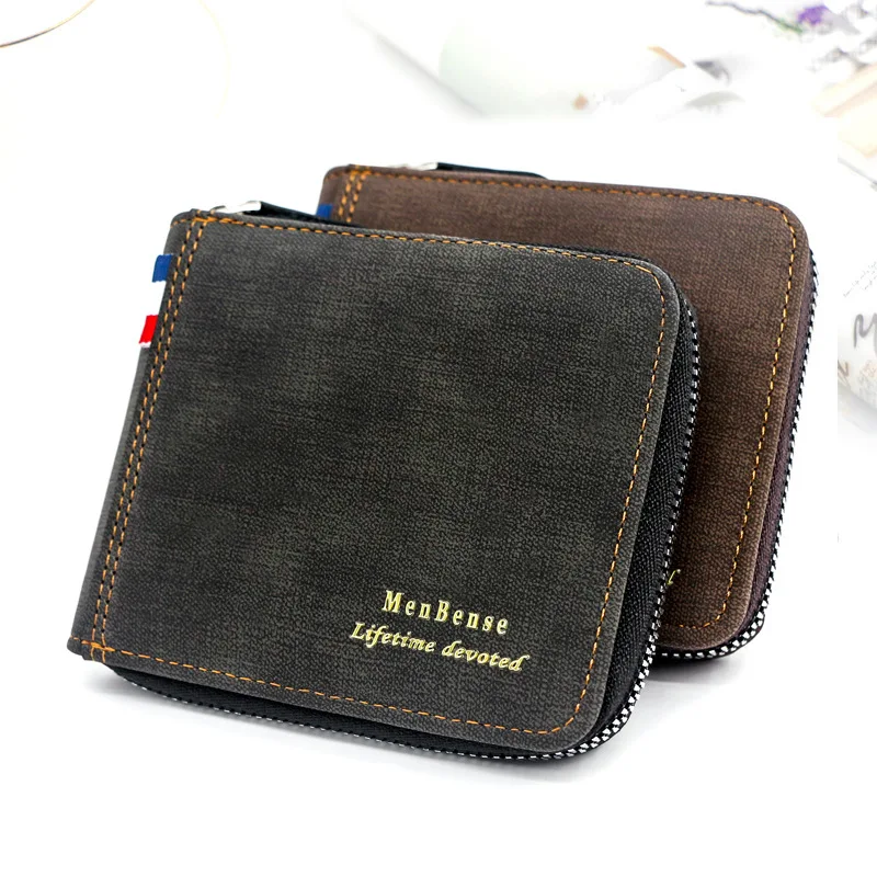 

Мужской бумажник, вертикальный кошелек в Корейском стиле, мужской короткий бумажник с матовым сращивающимся принтом, вместительный кошелек с несколькими отделениями и зажимом