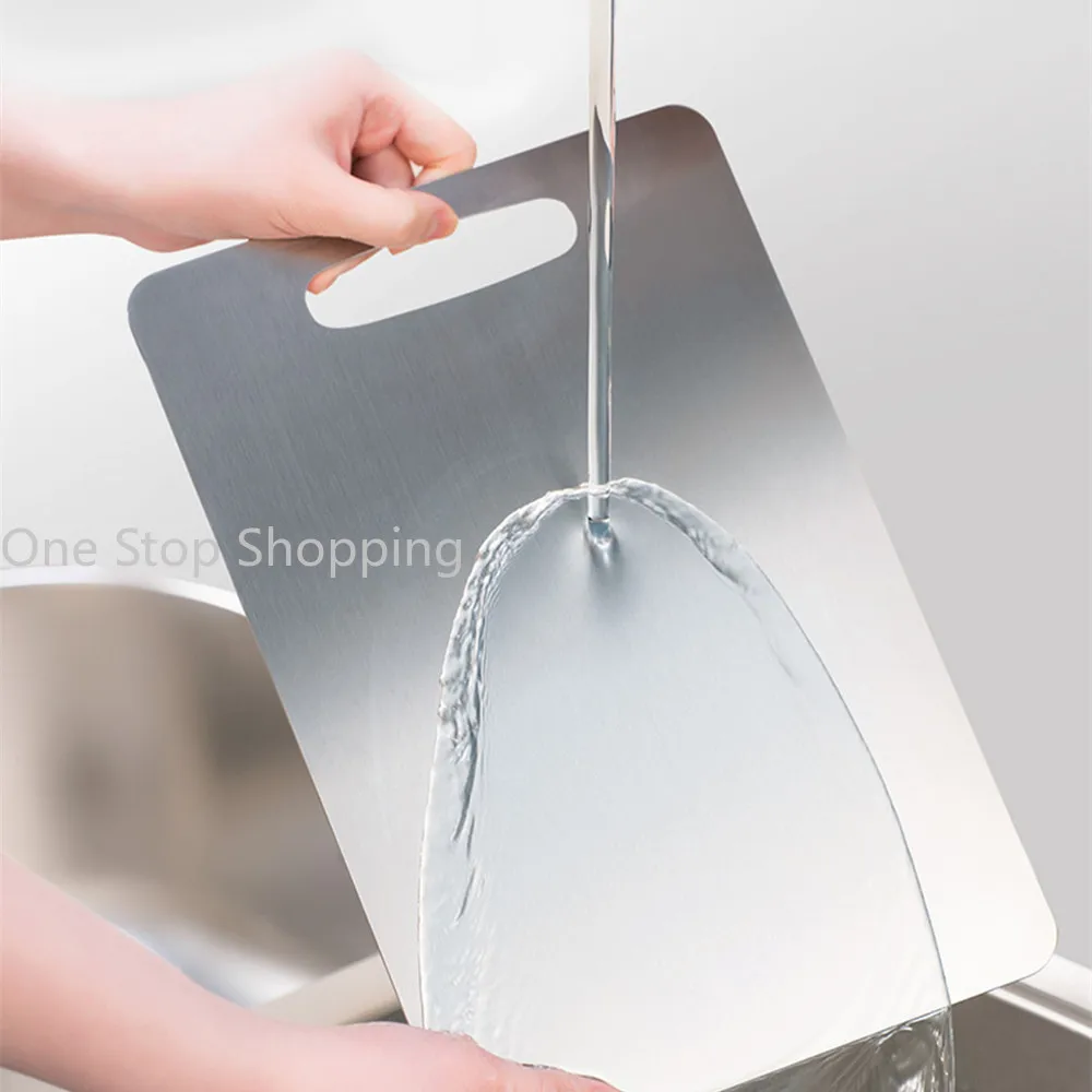 Маленькая и очень большая разделочная доска для кухни двусторонняя мясника с