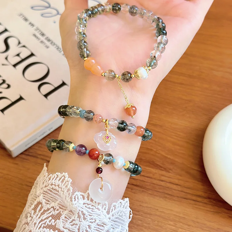 Minar 2024 новый прозрачный зеленый Хрустальный халцедон природная искусственная