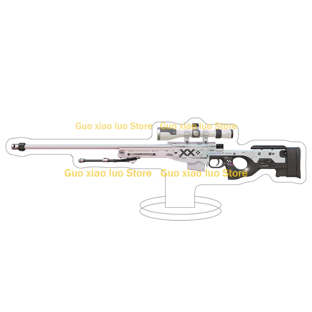Фото Скины для AWP из Counter-Strike 2: Dragon Lore, Desert Hydra, Gungnir, Lightning Strike, Chrome Cannon, Fade. Акриловая подставка, фигурка, брелок. №3