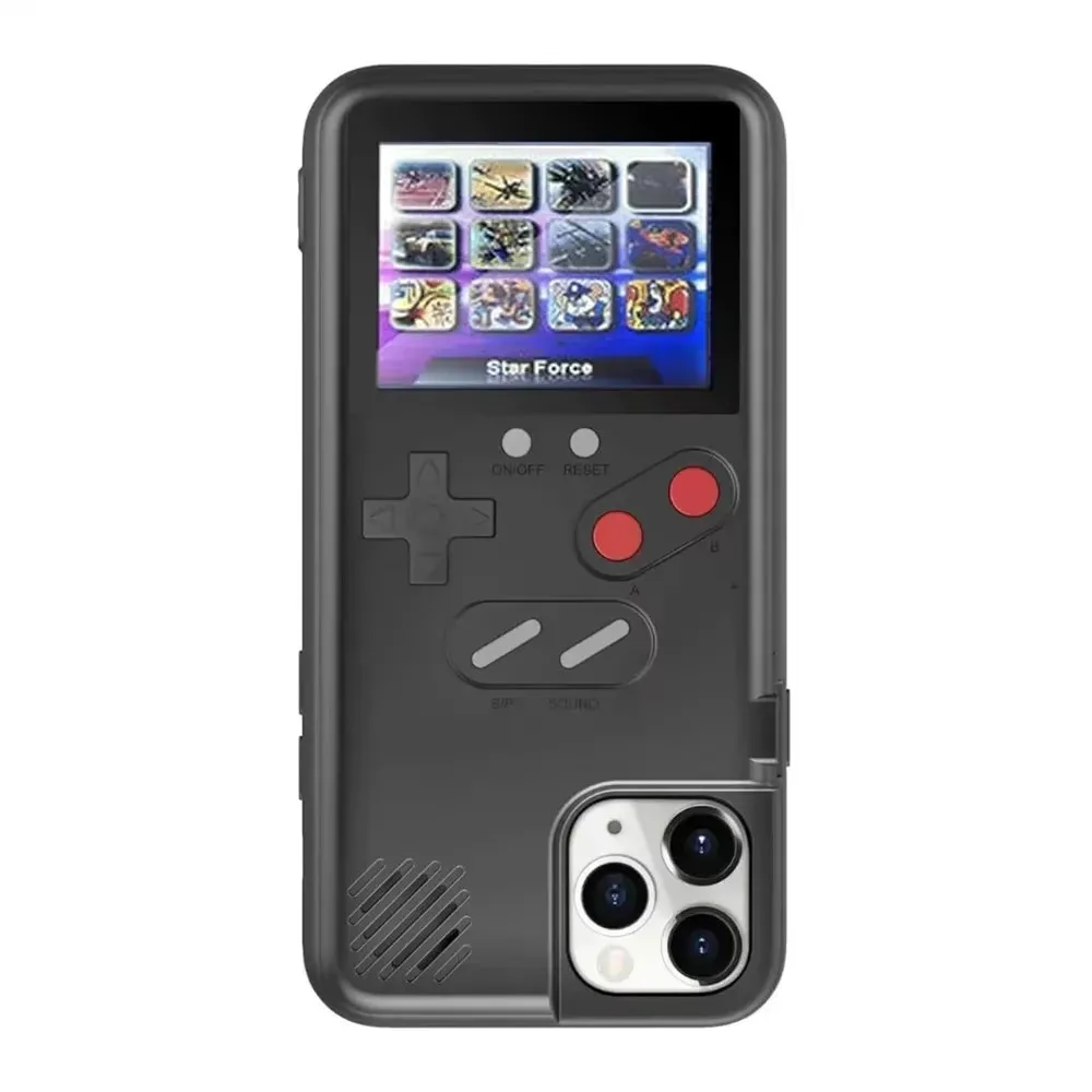 Фото Для iPhone 14 16 15 12 13 Pro Max X Xr Xs Max 7 8 Plus SE 2022 Чехол для игровой игры в стиле ретро 3D Чехол для видеоигр Консоль №4