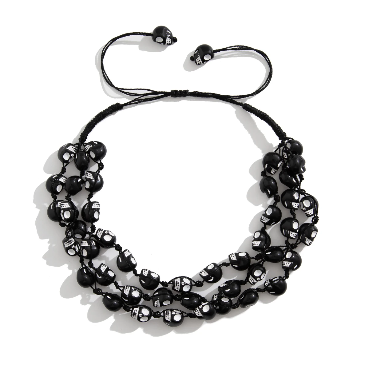 Мужское Регулируемое Пластиковое Ожерелье В Форме Скелета Lactero Повседневная