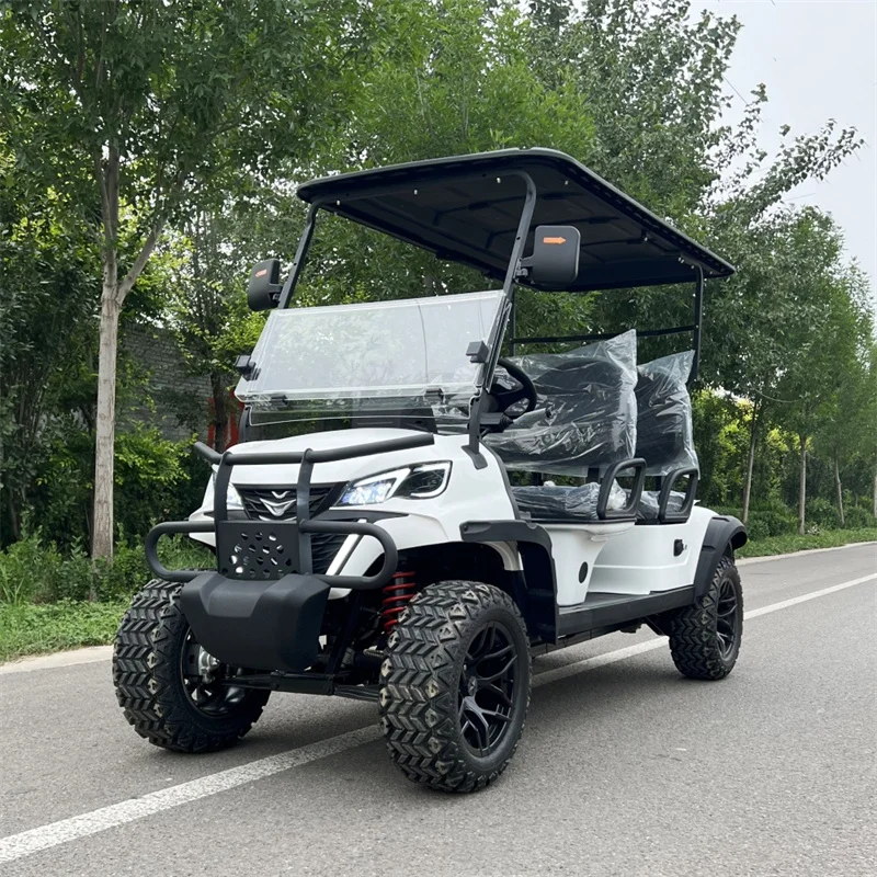 2025 Лидер продаж 4 человека 72 В электрические подъемные тележки для гольфа