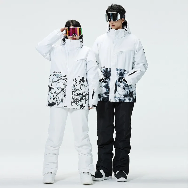 2022 New Ski Jackets Men Women Winter Ski Pants Waterproof Warm Snowboard Jacket Or Pants Snow Jackets Costumes Coat