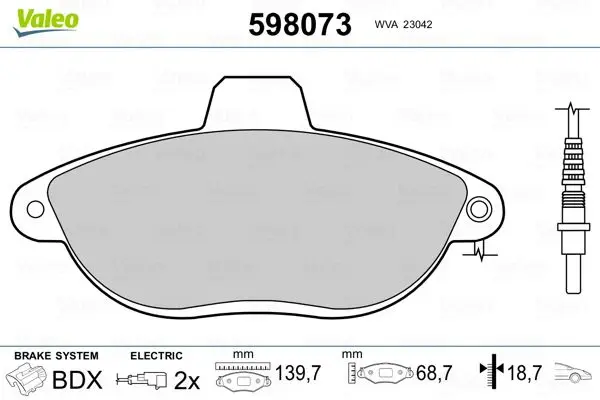 

Store code: 670430 ten brake pad BOXER DUCATO JUMPER 94 02 FISLI