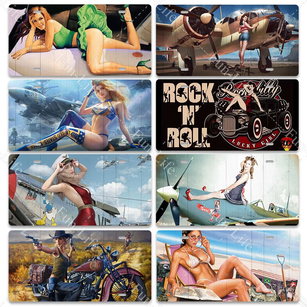 

Красивый винтажный металлический постер самолет Ретро жестяная тарелка компактный автомобиль жестяные знаки для дома Паб Бар Кафе гараж Настенный декор 15x30 см