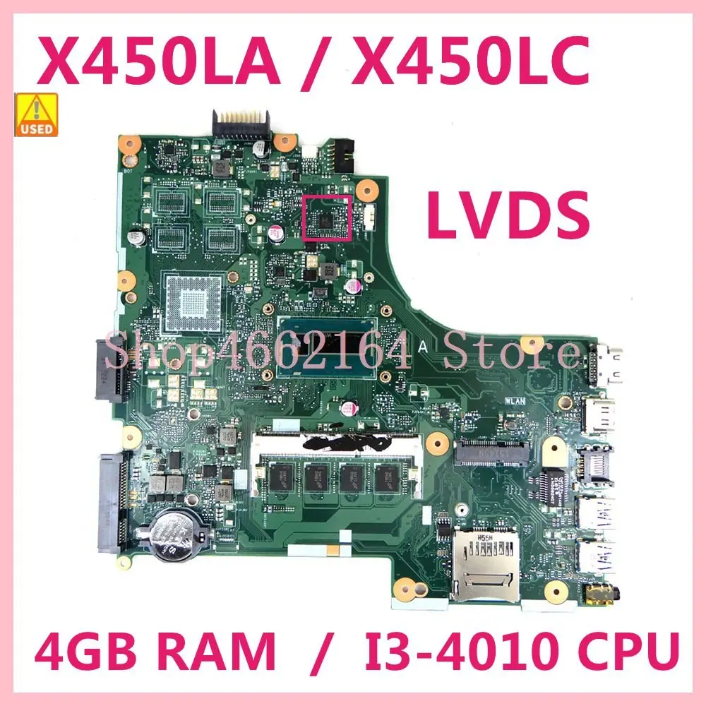   X450LA 4  RAM I3-4010 CPU  ASUS X450LA X450LC A450L X450L X450LD     X450LA