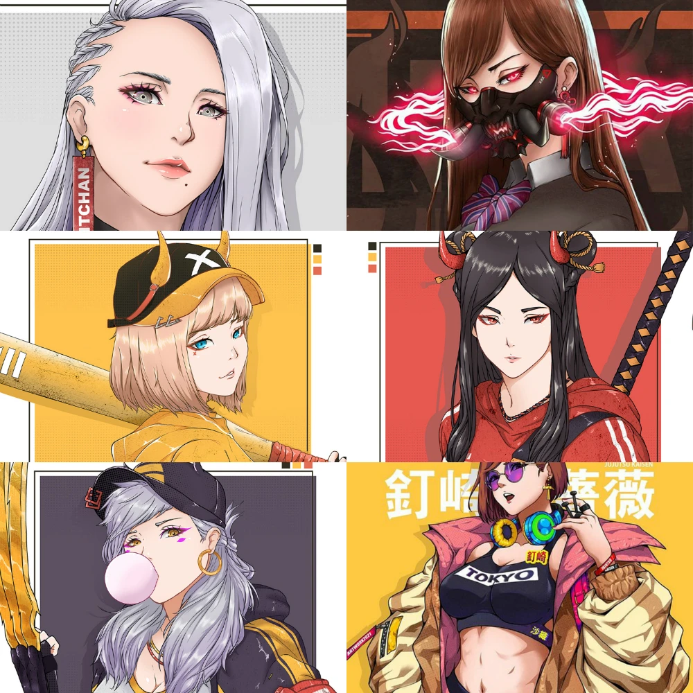 Набор для рисования по номерам на рамке сделай сам цифровой самурайский