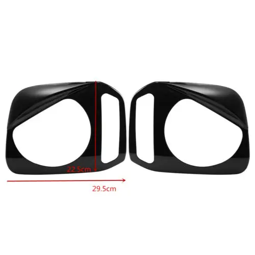 

For Suzuki Jimny 07-15 1pair Car Front Light Headlight Lamp Cover Frame Headlight Cover Trim Shell Headlamp Frame Decoration