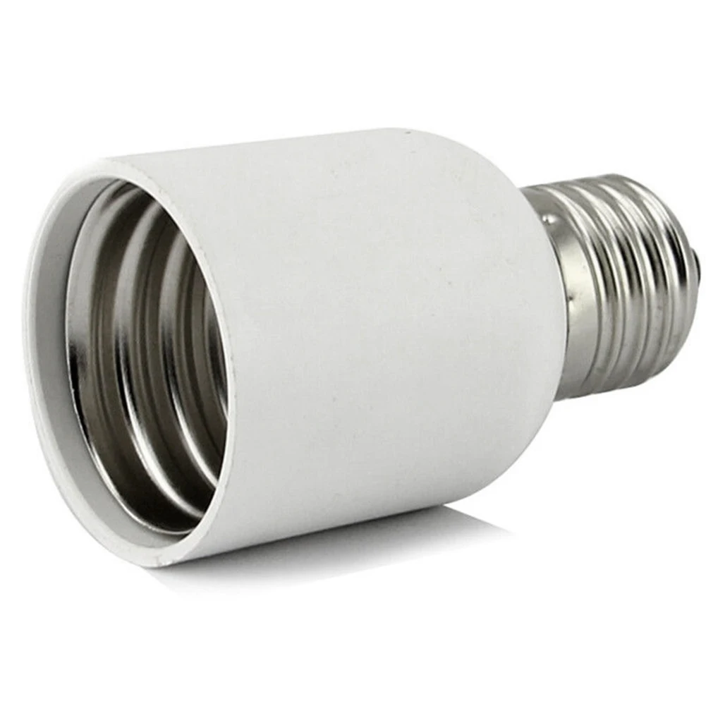 

E27 To E40 Plastic Adapter Home White Socket Heat Resistant Lightweight Bulb Medium Light Led Screw Base Lamp Holder Converter