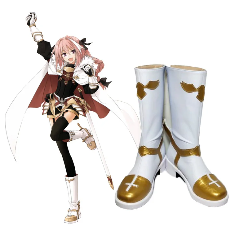 Новая обувь для косплея Fate Grand Order Rider Astolfo женская вечеринки на Хэллоуин