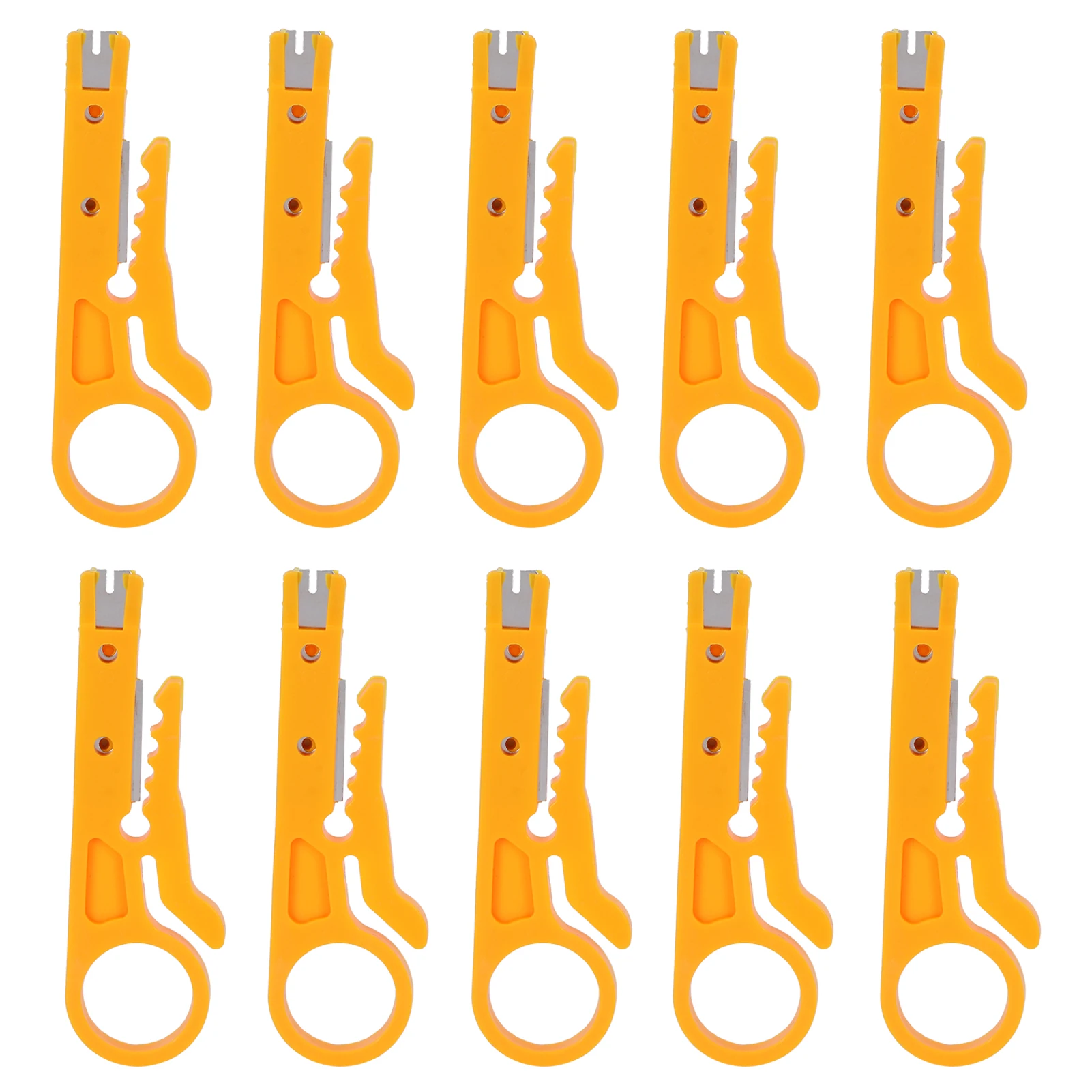 

10Pcs Wire Stripper Multi Purpose Mini Cable Crimping Stripping Pliers Tool for Electrician