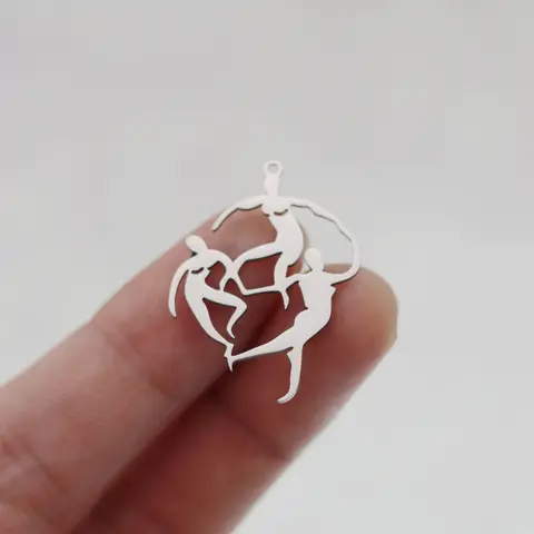 3 шт./лот, викканская ведьминская подвеска из нержавеющей стали для изготовления ювелирных изделий, аксессуары для ожерелья «сделай сам», серьги