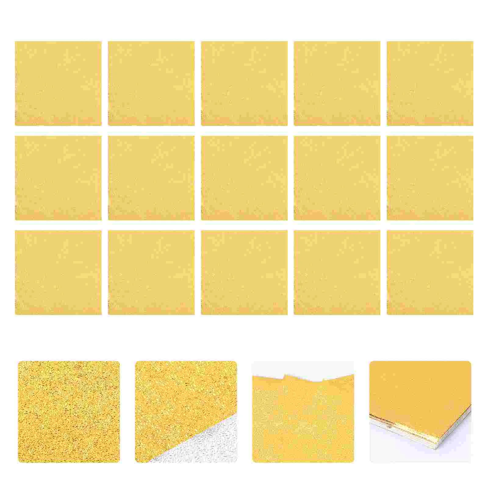 

200pcs Chocolate Candy Wrappers Foil Wrapping Paper Square Packing Paper for Candy Packaging 15x15cm