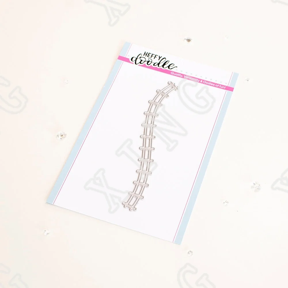 

2022 Newest Fence Border Metal Cutting Dies Scrapbook Decorate Embossing Craft Template Diy Greeting Card Handmade Reusable Mold
