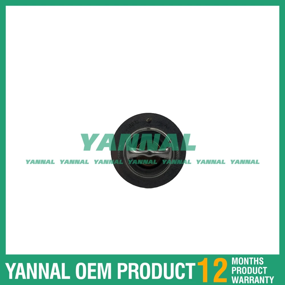 Новый термостат C201 82 °C для деталей двигателя экскаватора Isuzu D201