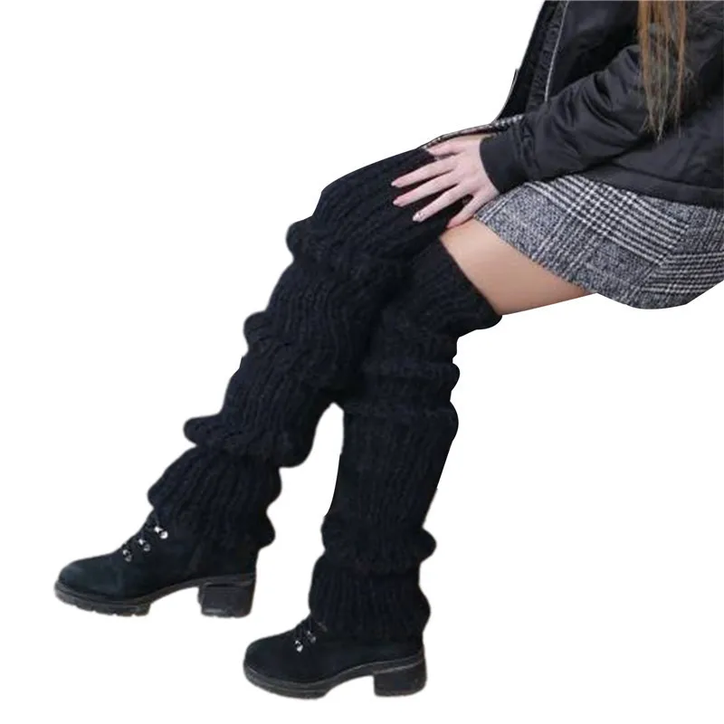 

Women's Casual Knitted Leg Warmers Fashion Solid Color Leg Warmers Lolita Socks Accessories