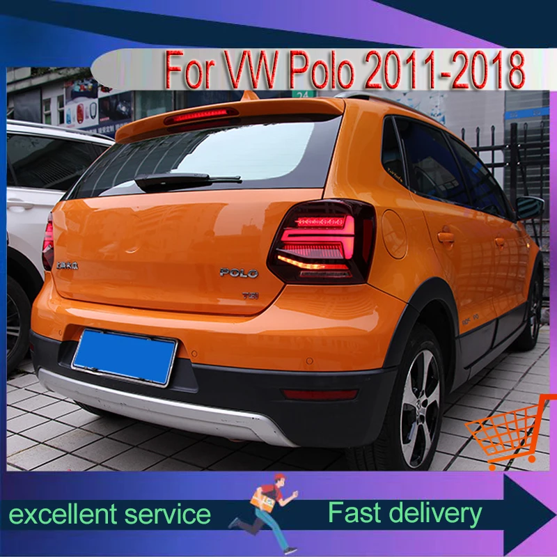 Стайлинг автомобиля для VW Volkswagen Polo 2011-2018 задние фонари модифицированный привод в