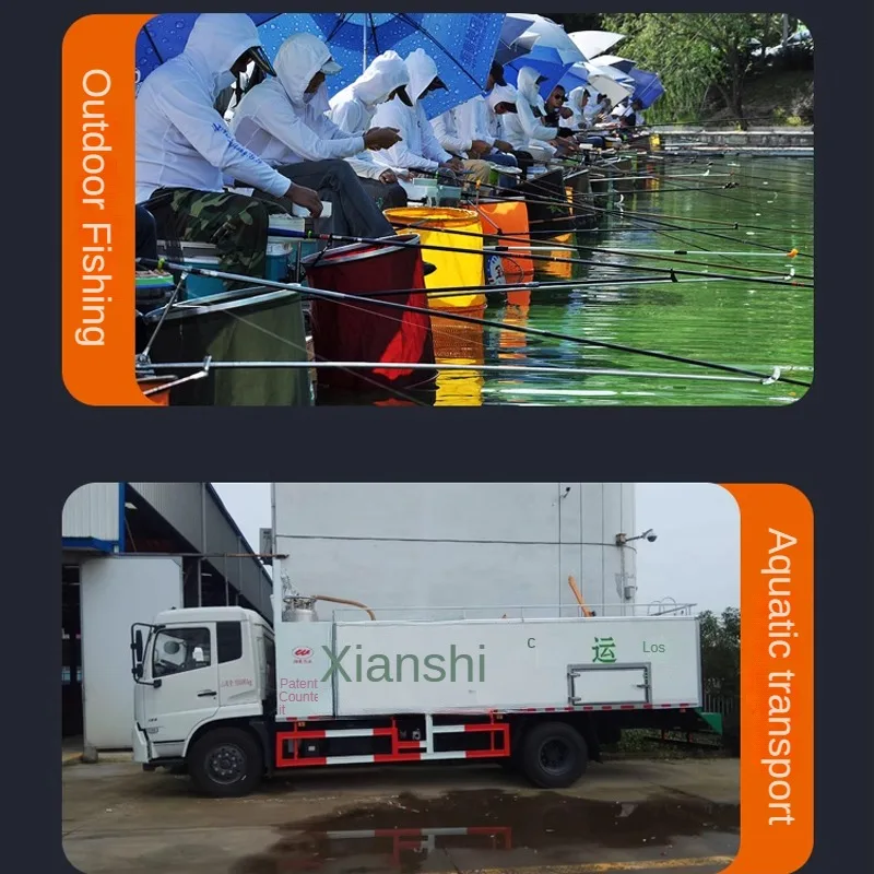 Кислородный насос зарядка двойного использования для разведения рыбы Oxygenation AC DC