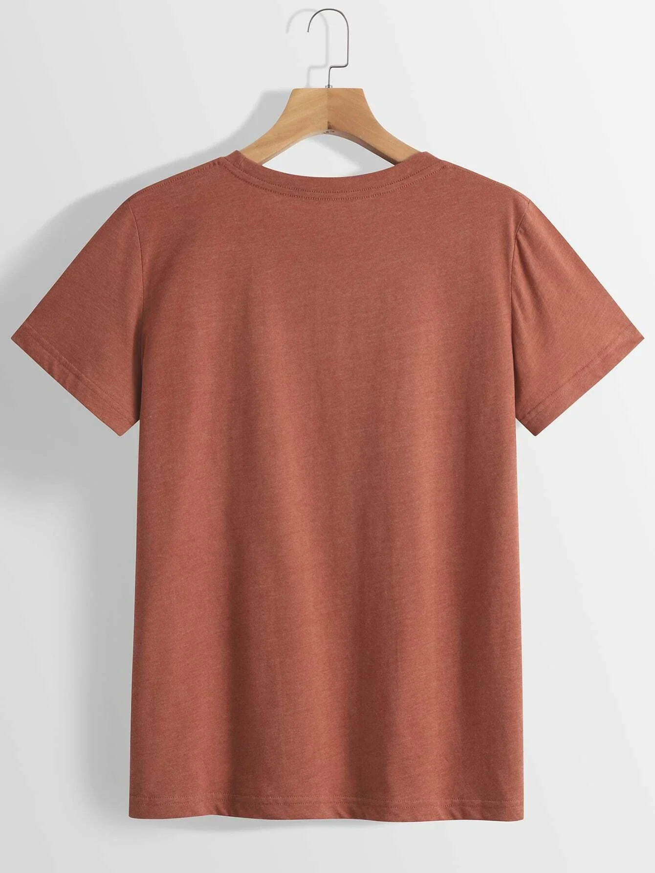 

Cat Print Round Neck Tee