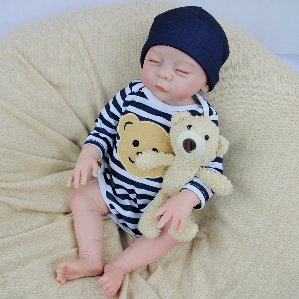 

PVC Reborn Baby Doll Bambola Life like doll Simulated Newborn Silicone Baby Fake baby Instagram Network Popular