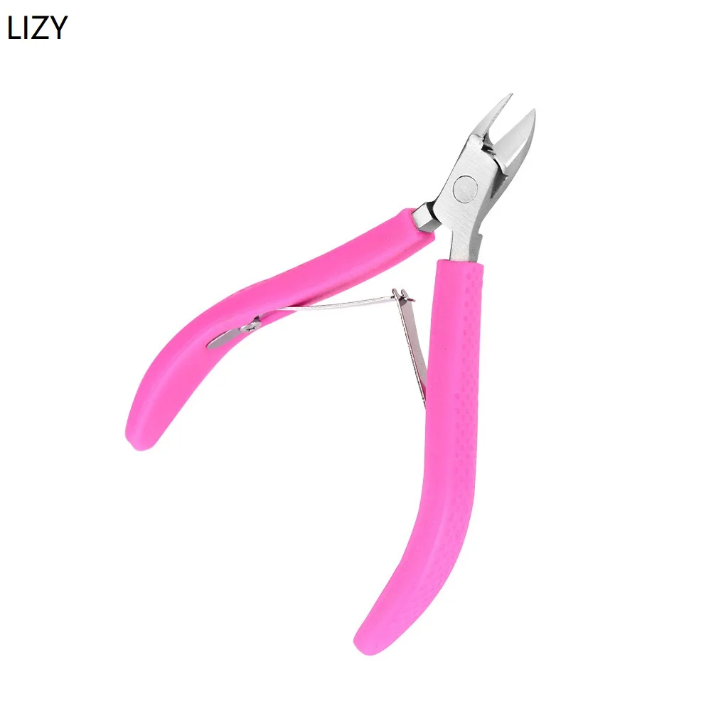 

LIZY Cuticle Nippers Stainless Steel Nail Manicure Scissors Clippers Trimmer Dead Skin Remover Pedicure Cutters Tool for Beauty