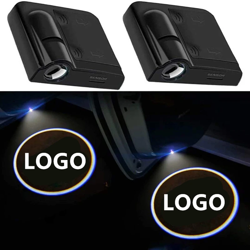 

Door Light Logo Projector, Wireless Door Sticker Projector Logo Light LED Logo Projection Light Shadow Shadow Ghost Light Welcom