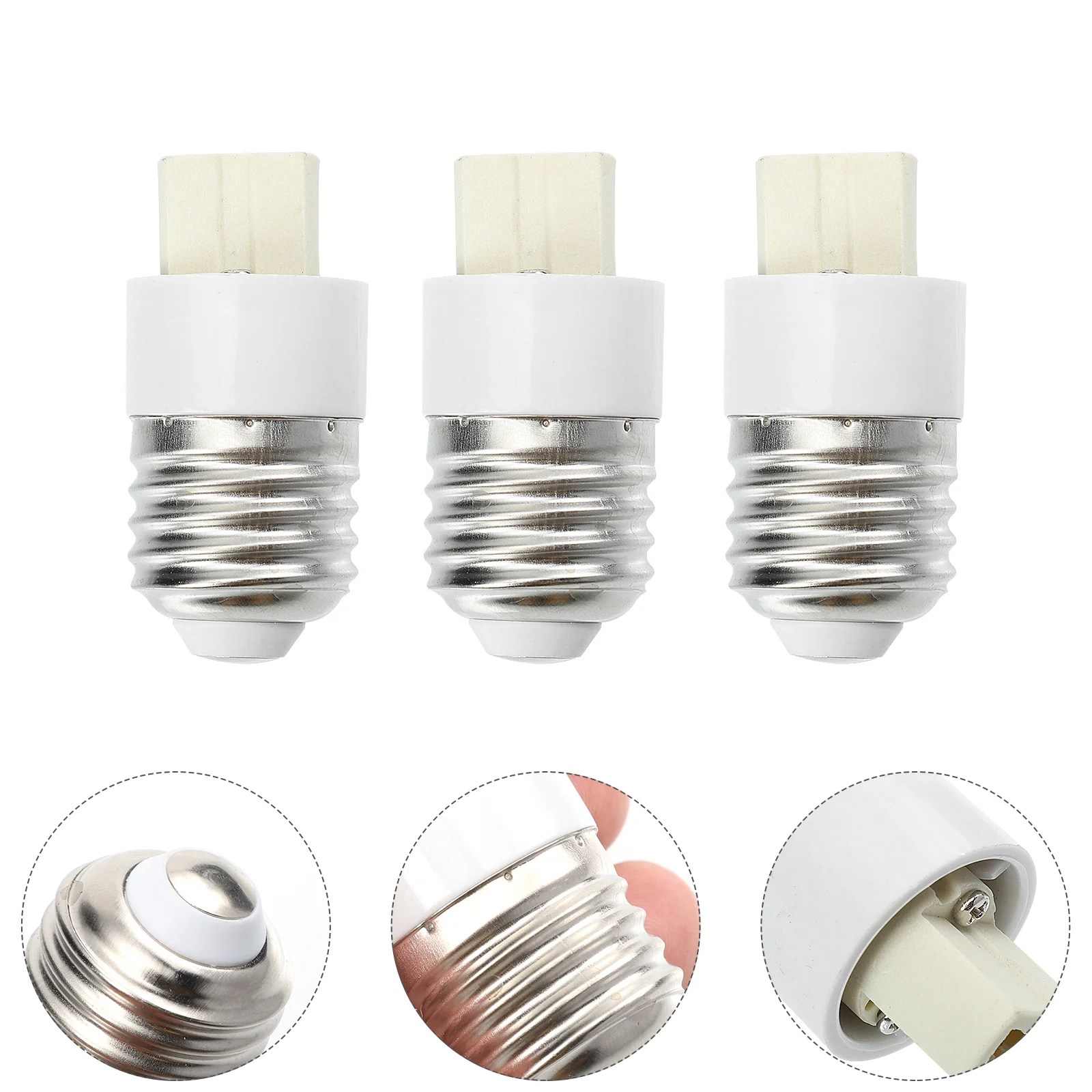 

Adapter Light Lamp Bulb Socket Converter Holder G9Base E27 Converters Adapters Lights Plug Splitter Mogul Outlet Candelabra Led