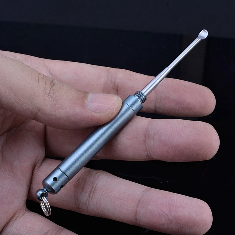 

Outdoor Ear Wax Remover Kit Ear Curette With Storage Box Camping Traveling Tools