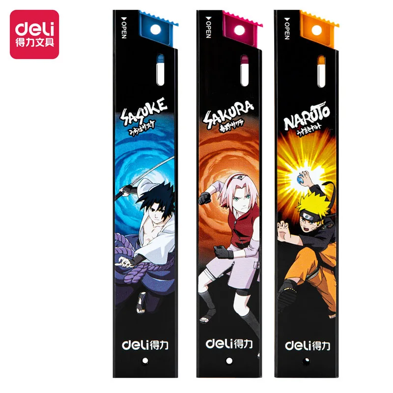 Механический карандаш Deli S1350 0 5 мм 2B NARUTO сменный кавайный канцелярские