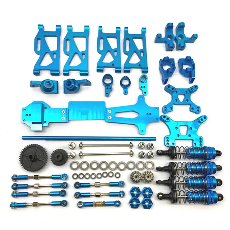

Для Wltoys 1: 14 144001 обновленные запасные части для радиоуправляемых автомобилей, комбайнер поворотных рычагов, C сиденья, рулевая чаша, заднее с...