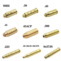 new red dot laser brass boresight cal cartridge bore sighter for scope hunting adjustment 223 7 62 9mm 308 45acp
