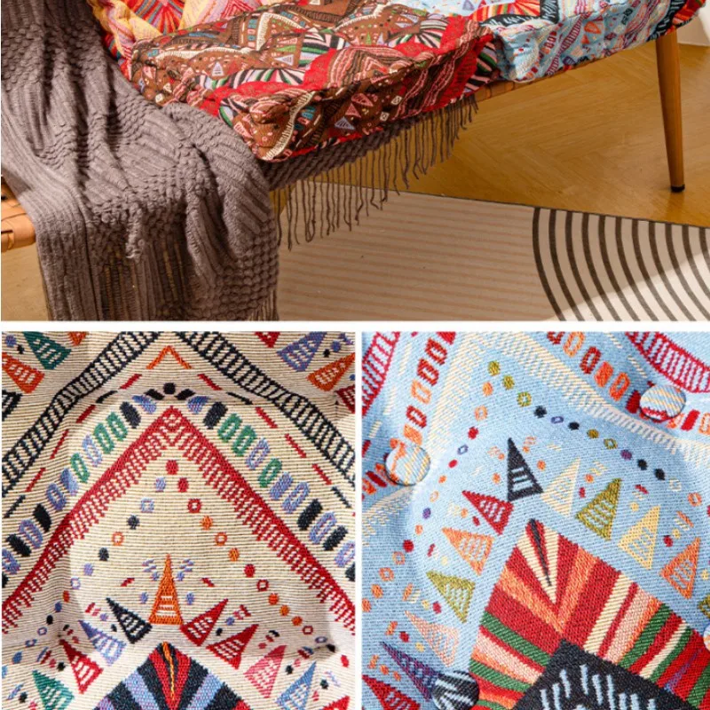 Детское кресло для взрослых и детей квадратное большое в стиле бохо йоги