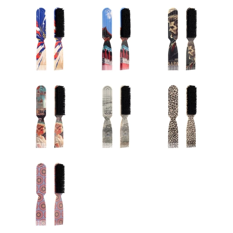 Практичная щетка для волос и бороды мужчин женщин с мягкой щетиной нежной кожи