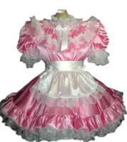 new hot selling lockable sissy princess dress adult french dress maid costume customization