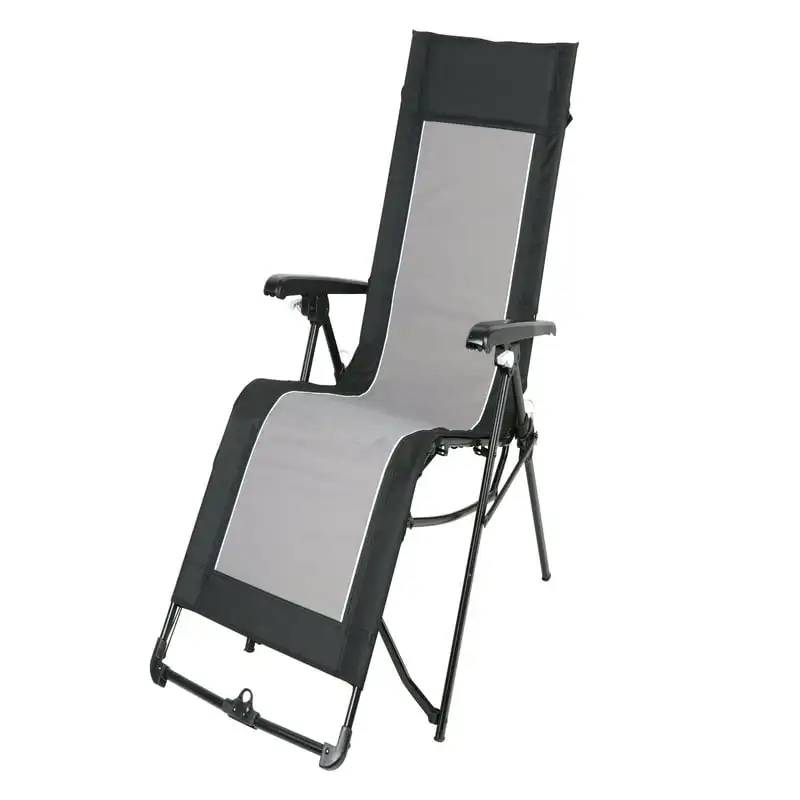 

Zero Gravity Lounger Camping Chair, Black