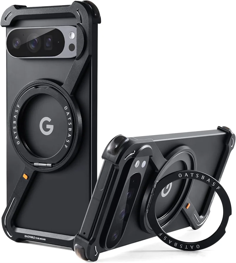 Металлический чехол для телефона Magsafe Borderless Google Pixel 9 Pro XL/Pixel кронштейн