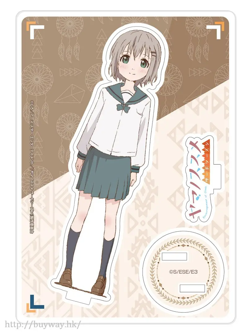 Фото Новая акриловая подставка в стиле аниме Yama no Susume, 15 см, модель для декора рабочего стола, коллекционный сувенир, подарок для фанатов, брелок №2