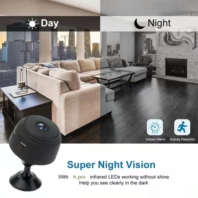 Мини-камера A9 с поддержкой Wi-Fi 1080p HD ночная версия микродиктофон беспроводные