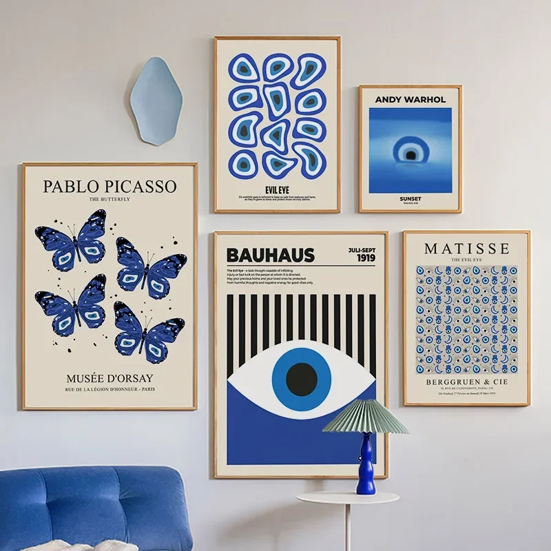 Классическая абстрактная картина на холсте от Picaso декоративный постер с