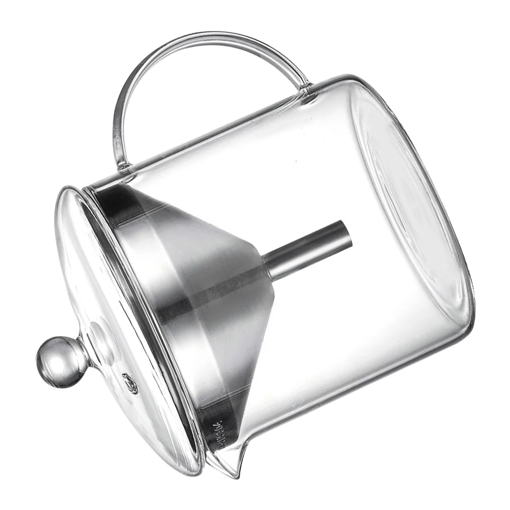 

Household Oil Container Wear-resistant Oil Filter Pot Transparent Oil Filter Can